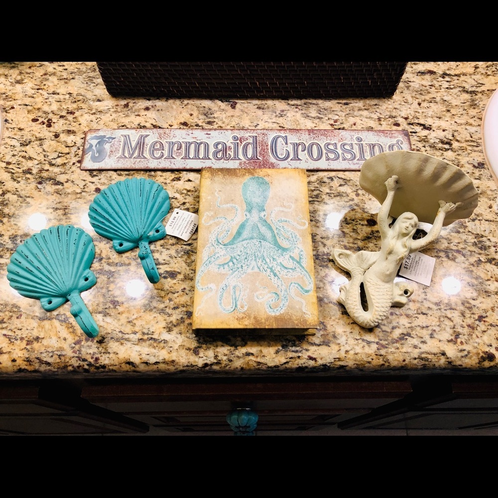 Coastal Mermaid Home Decor
